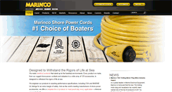 Desktop Screenshot of marinco.com